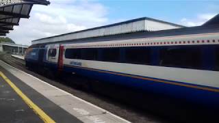 Hst class 53048 3-tone going through Wellingborough station