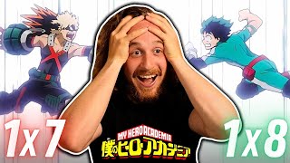 Deku vs. Kacchan | My Hero Academia S1 Ep 7-8 REACTION