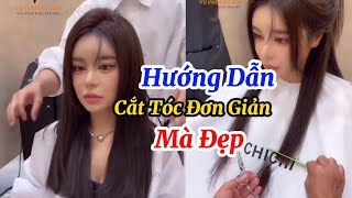 Hướng Dẫn Cắt Mẫu Tóc Đơn Giản Mà Đẹp,Đăng Ký Kênh( Học Nghề Tóc )Để Xem Nhiều Video Hơn #HocNgheToc