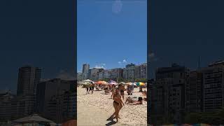 Sunday copacabana Beach tour Brazil  #beach #braziltourism #copacabanabeach