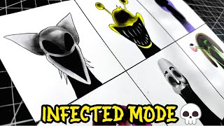 Рисуем ВСЕХ ПЕРСОНАЖЕЙ из режима INCREDIBOX SPRUNKI INFECTED ⚠️Incredibox Sprunki INFECTED MODE