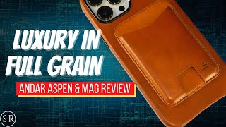 Full Grain Leather Luxury for iPhone 13 - Aspen and Mag from Andar