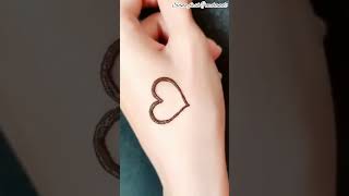 Heart Mehandi Design #mehandi #shortvideo