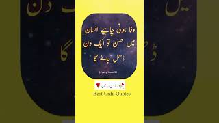 Wafa hone chiya | motivational quotes | quotes in urdu | Islamic quotes | Poetry house 786 #shorts