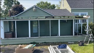 Removing back porch on rental property