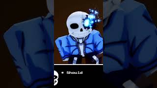 SANS GOT ADDED TO AUR  #roblox #anime #animeunlimited #sans