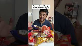 Promo roti enak, 50 ribuan dapat 18 pcs. Sansa roti make me happy  #rotimurah #rotihalal #promoroti