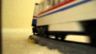 Lego Amfleets Sped Up, Slowed Down, and Reversed