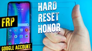 HONOR FRP GOOGLE ACCOUNT HARD RESET / УДАЛЕНИЕ ГУГЛ АККАУНТА