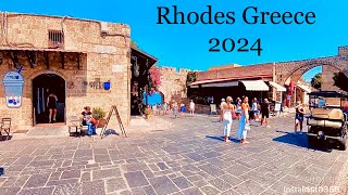 Rhodes Greece | Touristic Walking Tour 2024 | Rec By My Hat Camera