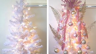 Christmas in July PINK AND GOLD CHRISTMAS TREE! A Glam Tree for Christmas in July!