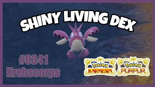 0341 Krebscorps - Pokémon Karmesin & Purpur - Shiny Living Dex