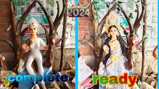 Saraswati Mata ko full sajawat kaise karte hai AtoZ process एक ही video में देखें ||