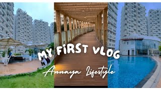 My First vlog | Society Tour | Annaya Lifestyle vlog