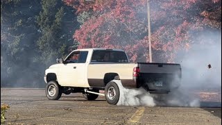 Cummins rips a donut