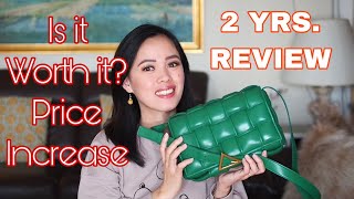 2 YRS. REVIEW BOTTEGA VENETA PADDED CASSETTE BAG | RACING GREEN COLOR | WHAT FITS INSIDE