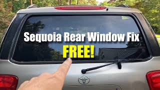 Sequoia Rear Window stopped working