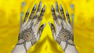 Chand rat special new mehndi design 2024 || 2024 mehndi designs for eid back hand || hennabysid