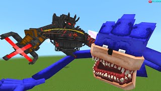 New Shin Sonic vs Astro Juggernaut Upgrade in MINECRAFT