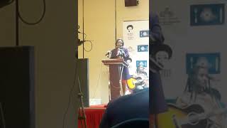 Former Ethiopian first lady Roman speech at Firealem Shimabaw's book 'lasibbet' inauguration