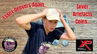 Not 1, Not 2, Not Even 3, But 4 Pieces of Silver! Detecting Essex| XP Deus| Metal Detecting UK