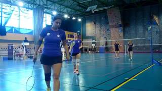 Interclubs de badminton, saison 2018/2019 nationale 3, ABC74 x BCV26, double dames