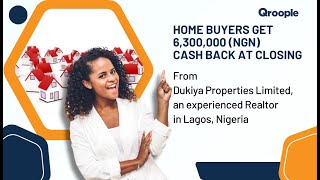 Home buyers get 6,300,000 (NGN) cash back from Dukiya Properties Limited in Lagos, Nigeria