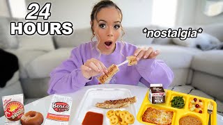 I only ate School Cafeteria Food for 24 HOURS!