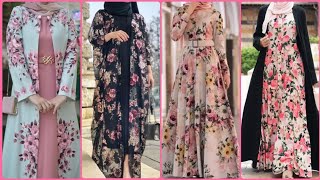 Beautiful Floral aAbaya Designs/💞/Printed Abaya Designs//💡💕@Rrfashionideas //💞RR fashion ideas 💡