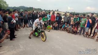 Balap Liar Capung Batam || Satria Fu std porting || Suhada R tuyul Vs Rio Jangkrek || Siluman Jepret