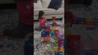 PicassoTiles PicassoToys Big Hit Magnetic Tiles Marble Run Kids Activities Family Fun Time Play Idea