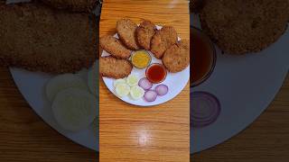 ভেটকি মাছের কাটলেট রেসিপি ||Bhetki Macher Cutlet Recipe ||#shorts