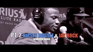 Pt.2 Nipsey Hussle & Jay Rock OnDaSpot Freestye (Red + Blue = Green) - Invasion Radio Classics