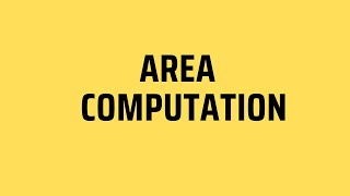 Area computation | Double latitude and double departure |