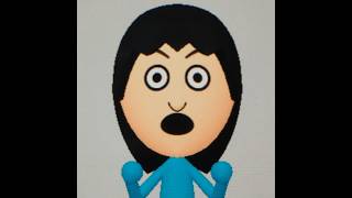 White Cat Throwing Up But It's Rin from Wii Sports (Mii) #mii#shorts