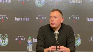 Where Bucks GM Jon Horst sees room for improvement