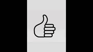 Learn How to draw thumbs up easy for beginners  easy drawing cute thumbs up Step by step