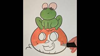 ASMR Frog on a Pumpkin! 🎃 Spooky Sounds & Halloween Fun