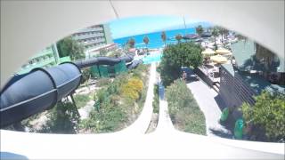 All Slides Star Beach Waterpark - Crete Greece 2017