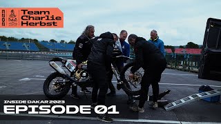 On dépose la moto du Dakar au Castellet ! (INSIDE DAKAR 2023 - EP01)