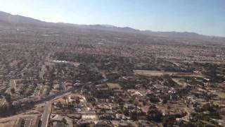 Southwest 737-700 windy landing in Las Vegas