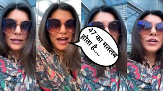 Sushmita sen 47  Instagram live  full video meaning of 47 exposed