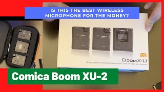 Comica Boom XU-2 UHF Wireless Microphone setup, review & sample -  the best UHF wireless microphone?