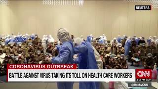 Over 1,700 frontline medics infected with coronavirus in China presenting new crisis for the governm