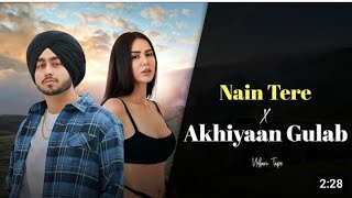 Nain Tere Nain Mere Shubh Ft. Sonam Bajwa | You And Me | AKSH Music | Latest Mashups 2024 #punjabi