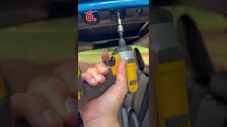 What kinda of electric drill was i using #jeephack #jeepwrangler #skyonetouch #jeep