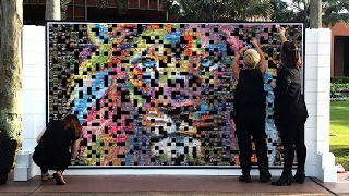 Live Print Mosaics™ with hashtag and onsite photos