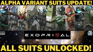 NEW #exoprimal  ALPHA VARIANT EXOSUIT PREVIEW UPDATE! ALL NEW SUITS UNLOCKED AND TESTED! #capcom