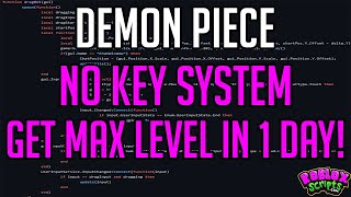 Demon Piece GET MAX LEVEL IN LESS THAN 1 DAY! FREE NO KEY SYSTEM AUTO FARMING SCRIPT/GUI (Roblox)