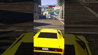 POV: You steal car in GTA #shorts